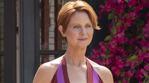 cynthia nixon nude|Cynthia Nixon reveals the sex scene she claims was cut from。